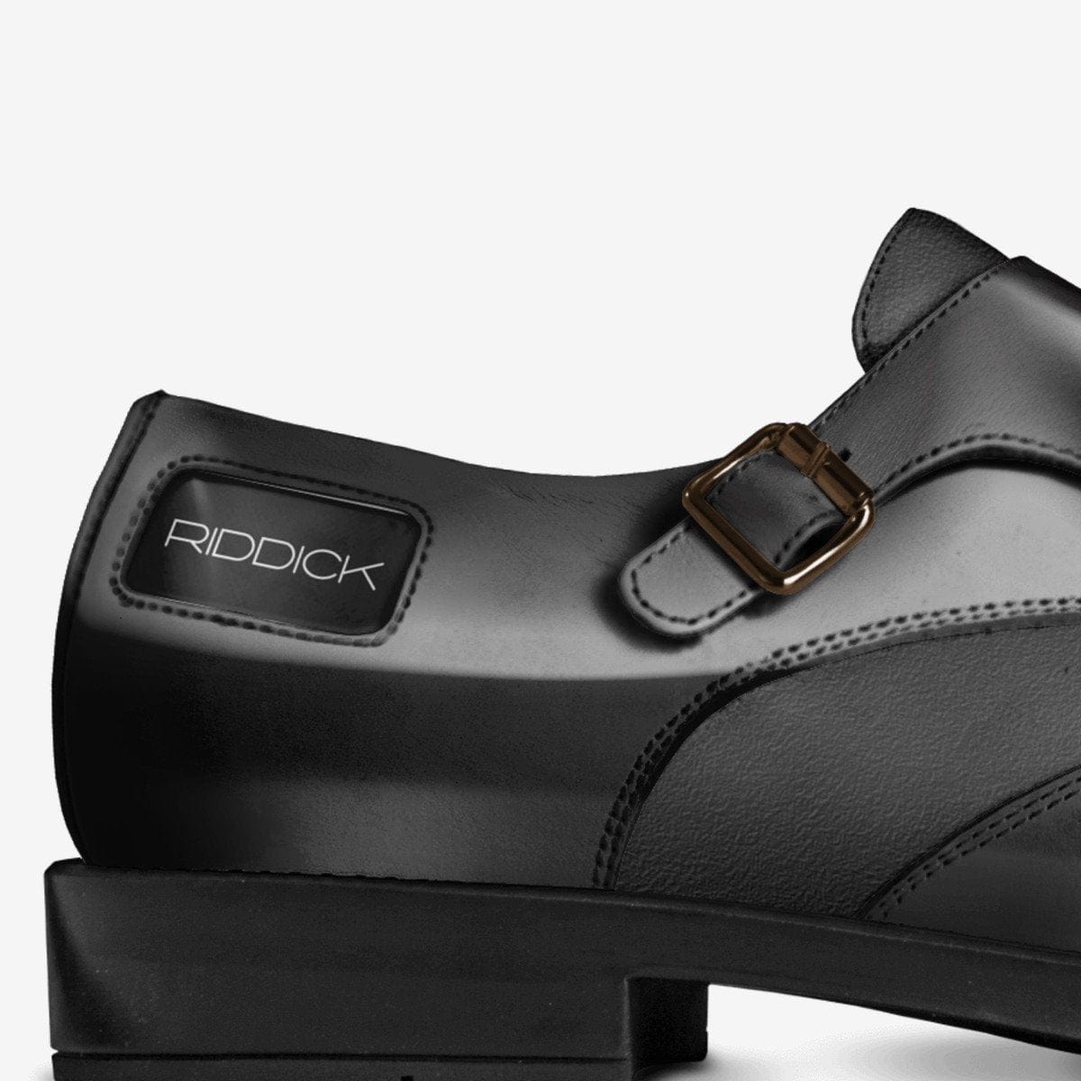 Riddick Shoes Shoe EXEC, STRAPPED (IN BLACK)