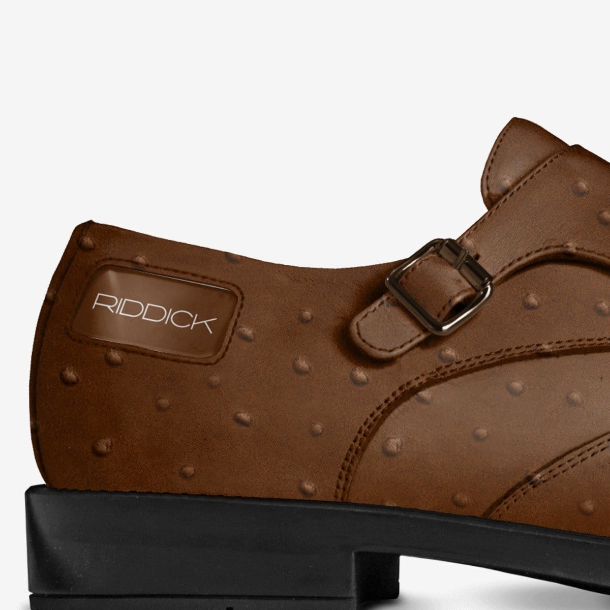 EXEC, STRAPPED (IN SADDLE BROWN) - Riddick Shoes Shoe Riddick Shoes   