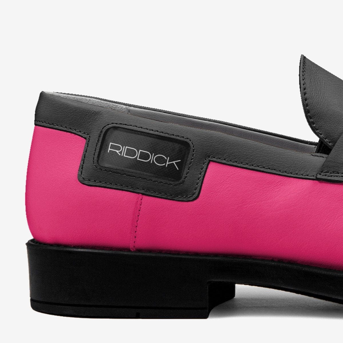 EXEC, THE TASSEL (IN 2-TONE PINK & BLACK) - Riddick Shoes Shoe Riddick Shoes