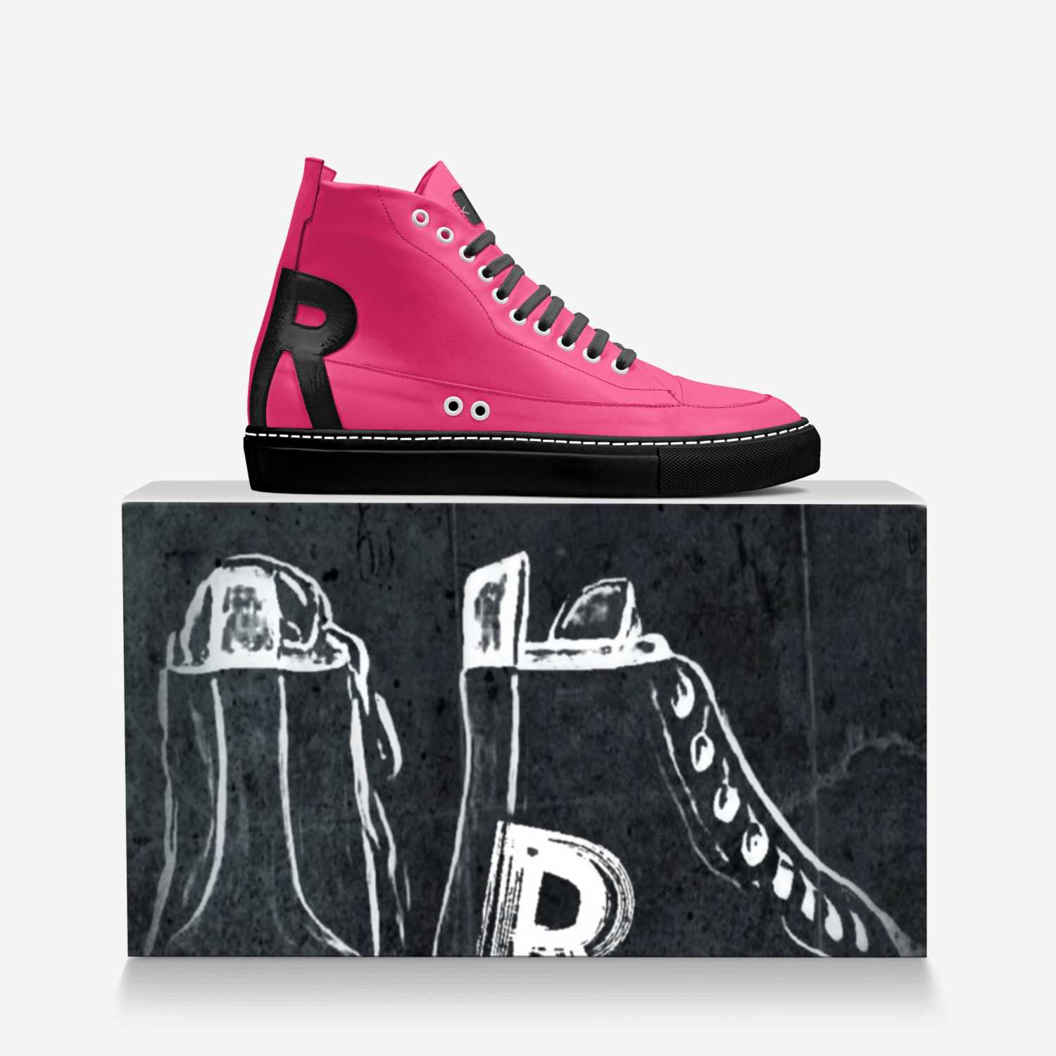 O.G. RIDDICK 2.0 (In Pink Silicon) - Riddick Shoes Shoe Riddick Shoes