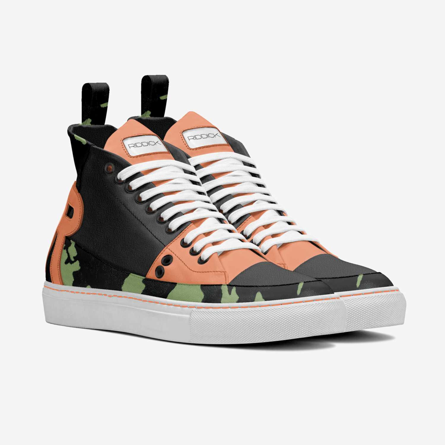 O.G. RIDDICK 3.0 (CAMO/ORg) - Riddick Shoes Shoe Riddick Shoes